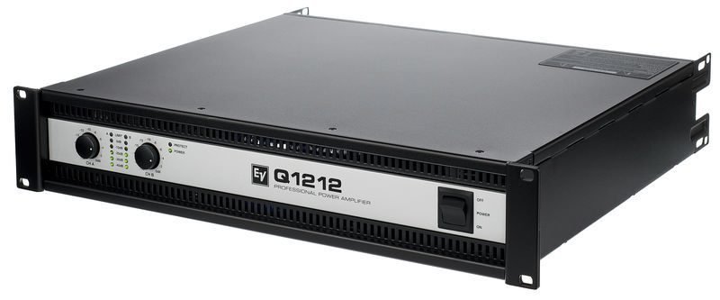 electro voice q1212 1800 w/ch class‑h power amplifier