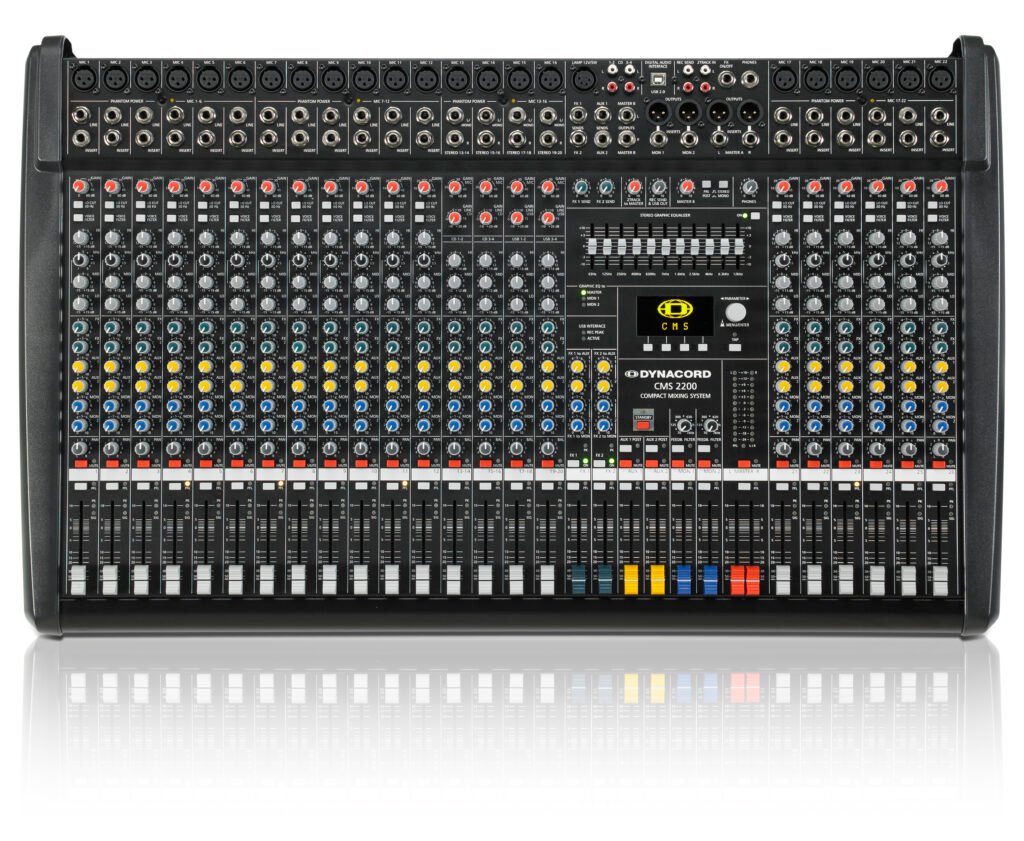 dynacord cms 2200 3 22‑channel compact mixing system