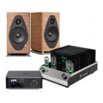 McIntoshxSonus FaberxWiiM Sonetto II G2 Bookshelf Speakers x MA252 Integrated Amplifier x WiiM Ultra Music Streamer
