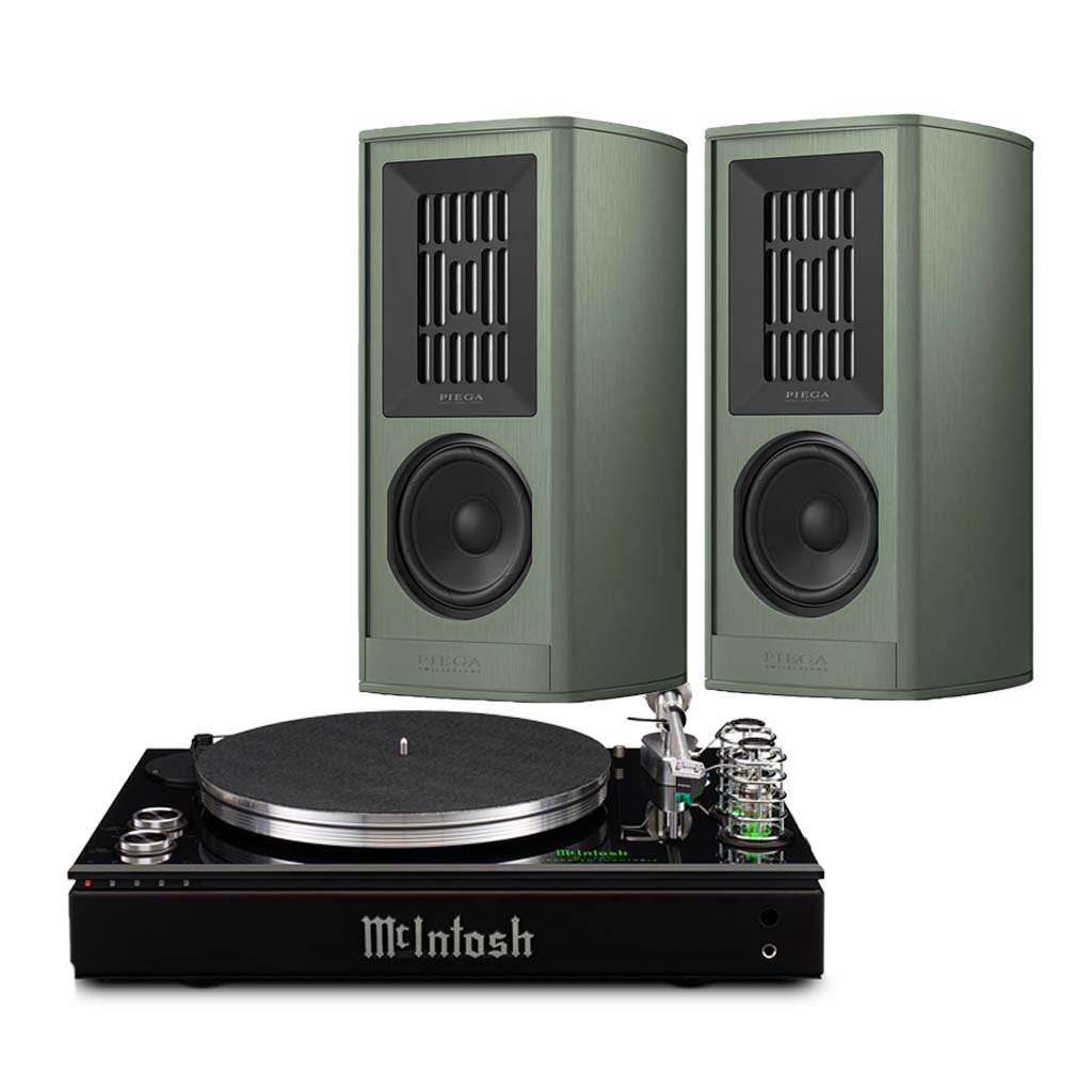 1 Coax 411 Bookshelf Speakers x MTI100 Integrated Turntable - Image 1