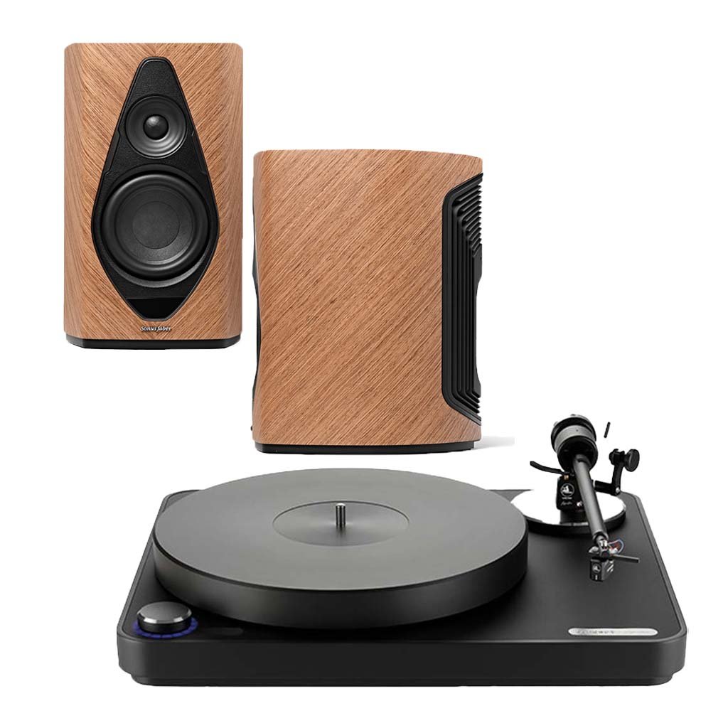 1 Duetto Active Stereo Wireless Loudspeaker x Concept Signature MM Turntable - Image 1