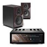 Lumina II Amator Bookshelf Speakers x RS520 Advanced All-in-One Network Streamer