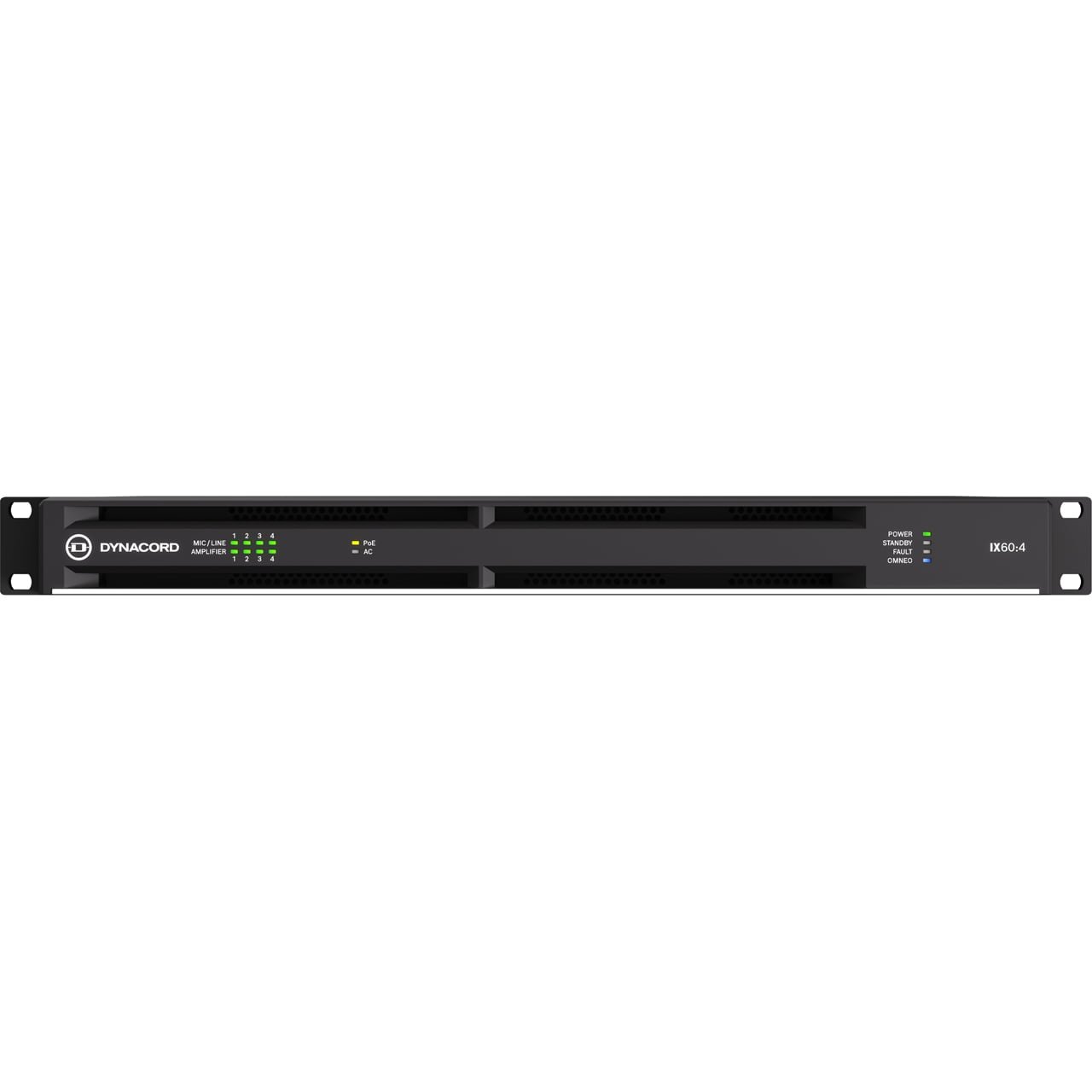 1 Dynacord IX60:4 Four-Channel Networked DSP Amplifier with 6000W Powertank - Image 1