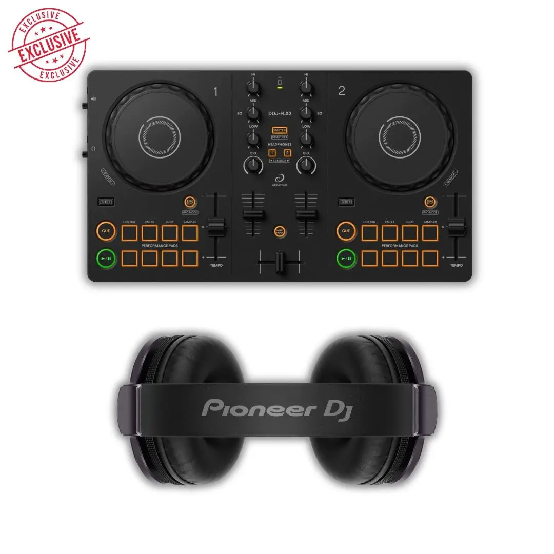 1 Pioneer DJ Starter Kit 2025 – (DDJ-FLX2 + HDJ-Cue1) - Image 1