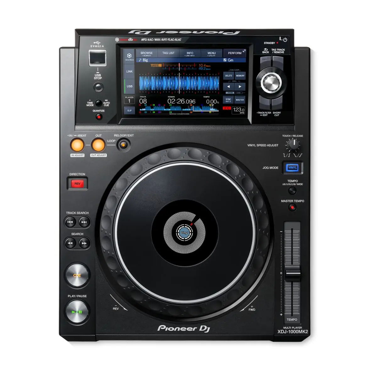 1 Pioneer DJ XDJ-1000MK2 – High-Performance Multi-Player DJ Deck with Touch Screen - Image 1