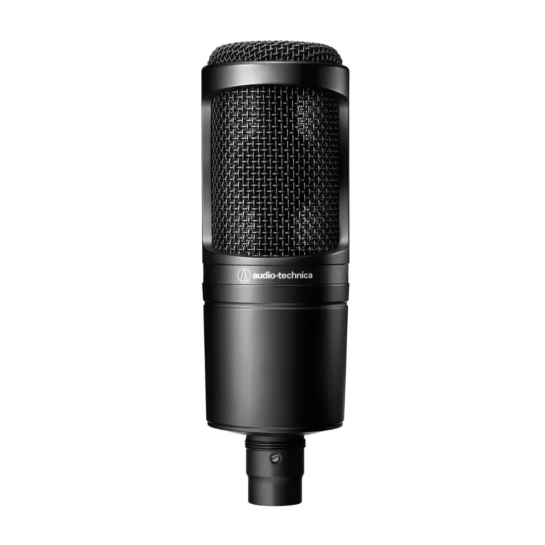1 Audio Technica AT2020 XLR Condenser Microphone – Black - Image 1