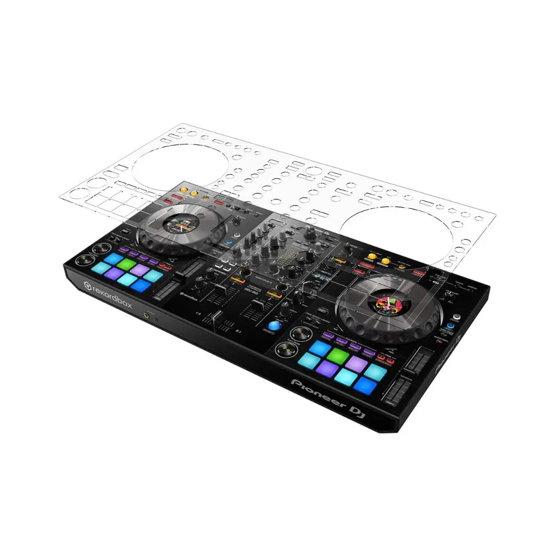 1 DJ Skin Pioneer DJ DDJ 800 Transparent Protector Skin - Image 1