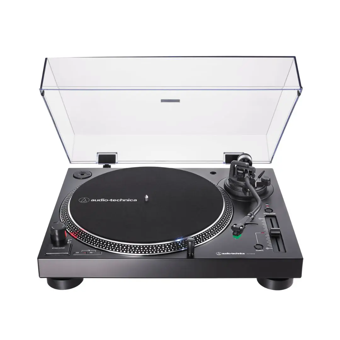 1 Audio-Technica AT-LP120XUSB Stereo Turntable with USB (Black) - Image 1