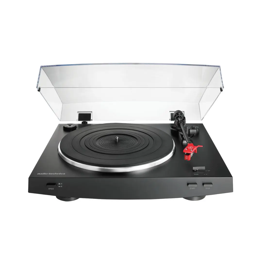 1 Audio-Technica AT-LP3 Belt-Drive Stereo Turntable – (Black) - Image 1