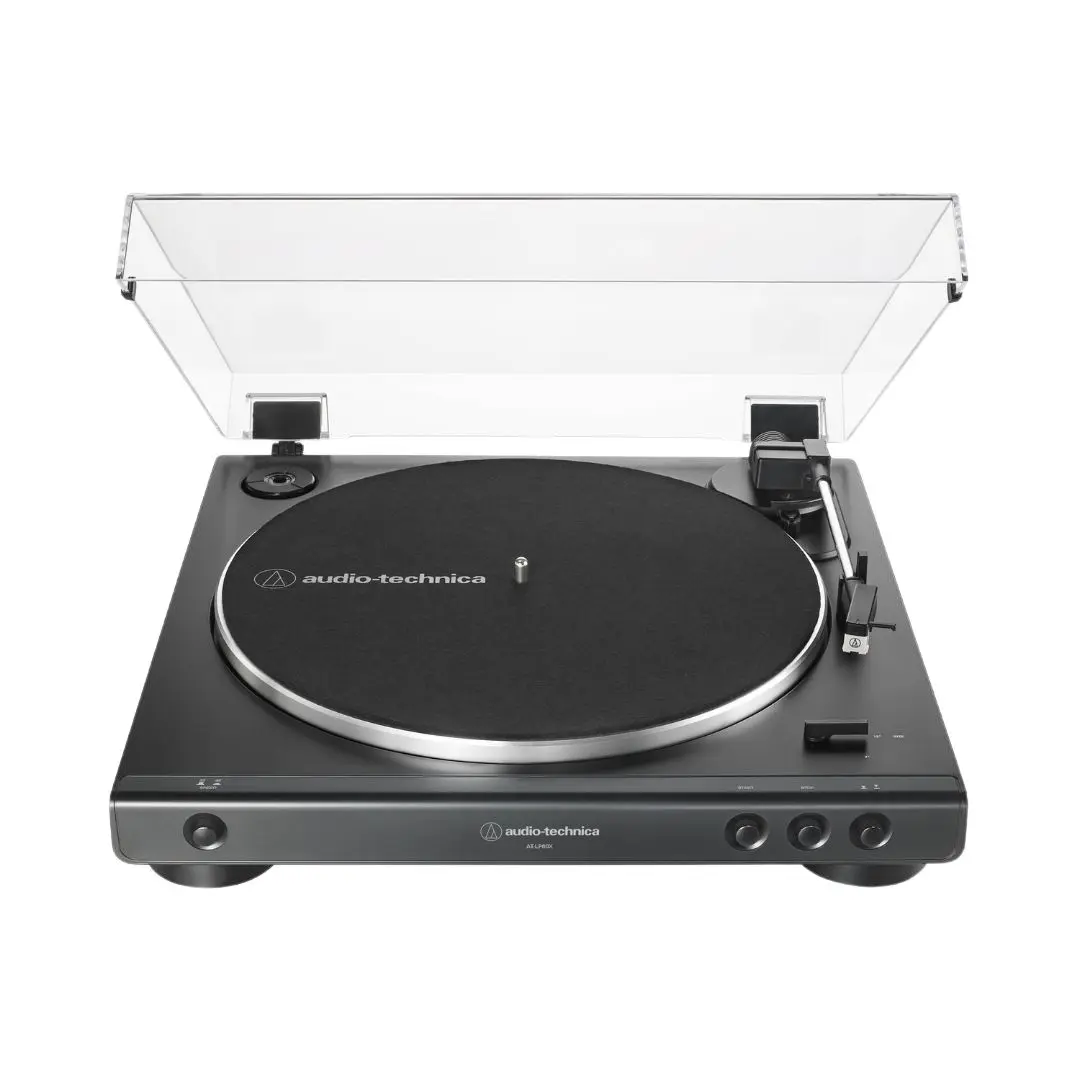 1 Audio-Technica AT-LP60X Automatic Belt-Drive Turntable – Black - Image 1