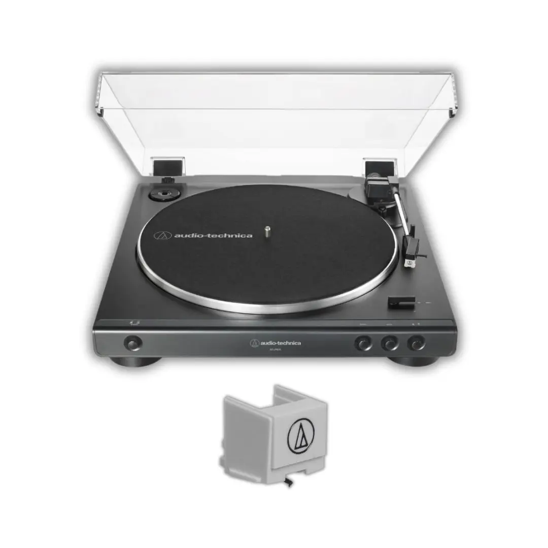 1 Audio-technica AT-LP60XBK Turntable + ATN3600L Stylus - Image 1