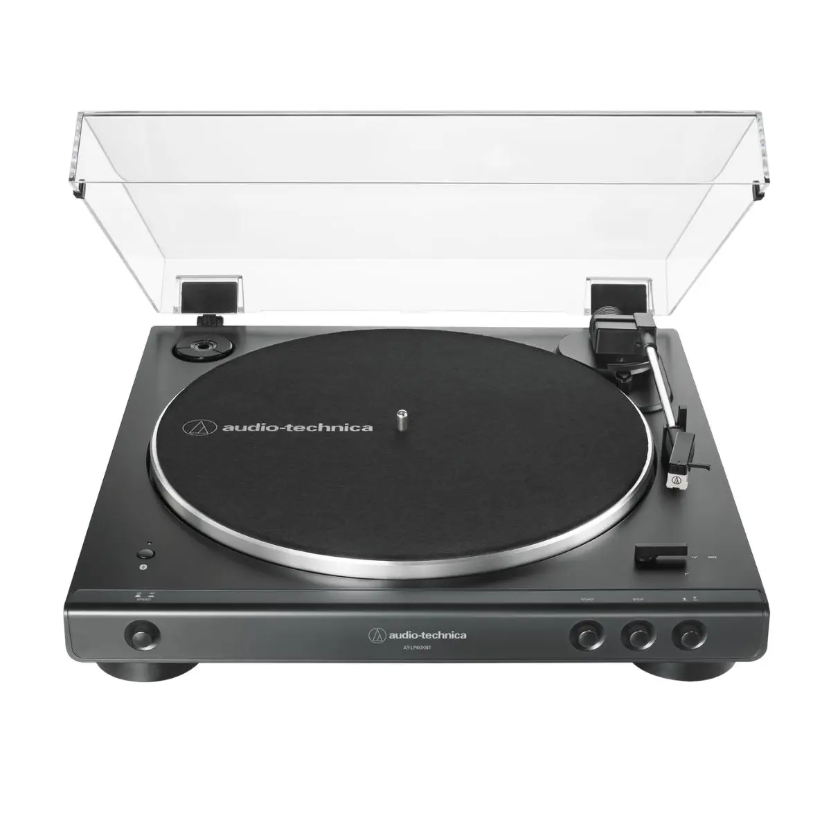 1 Audio-Technica AT-LP60XBT Stereo Bluetooth Turntable (Black) - Image 1