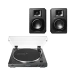 Audio-technica AT-LP60XBTBK Turntable + AT-SP3X Speakers