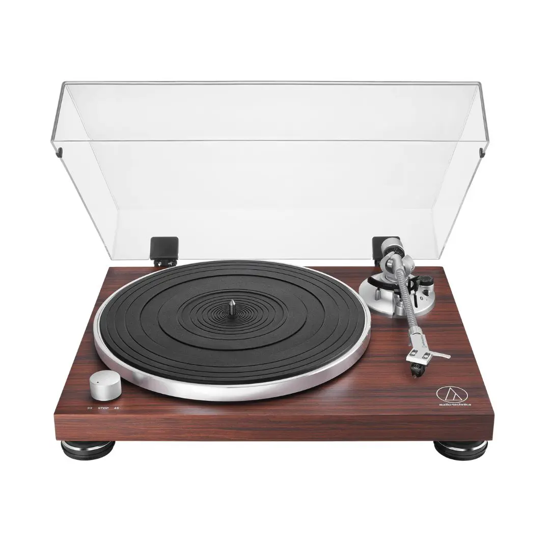 1 Audio-Technica AT-LPW50BT-RW Manual Two-Speed Turntable with Bluetooth - Image 1
