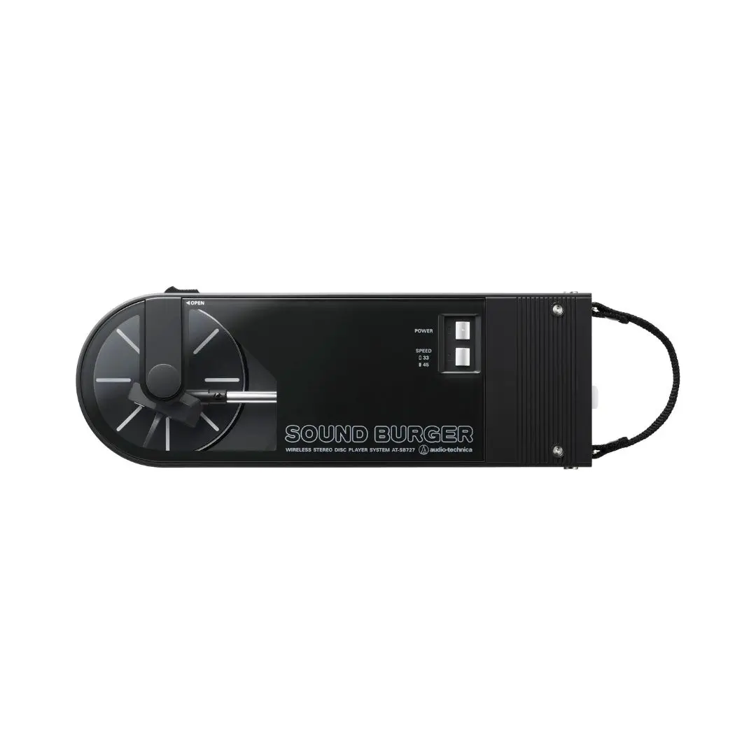 1 Audio-technica AT-SB727 Sound Burger Bluetooth Turntable (Black) - Image 1