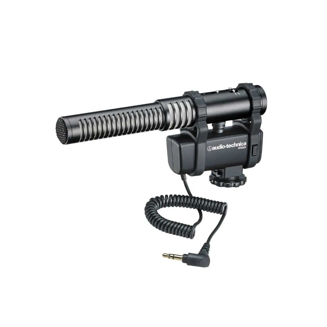 1 Audio-Technica AT8024 Stereo/Mono Camera-Mount Microphone - Image 1