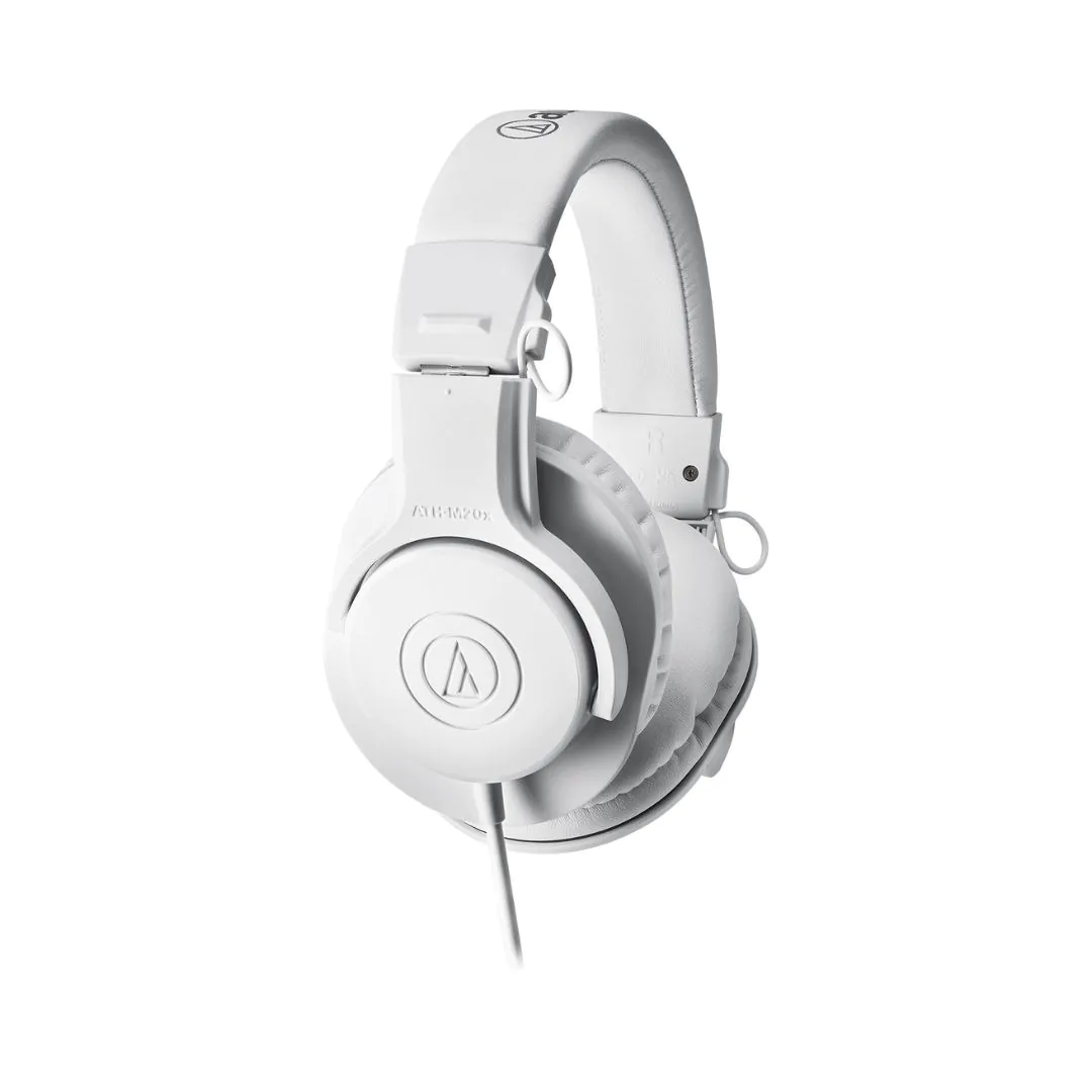 1 Audio-technica ATH-M20x Professional Monitor Headphones – White - Image 1
