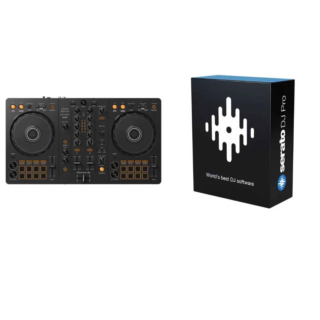 1 Pioneer DJ DDJ-FLX4 DJ Controller + Serato DJ Pro Bundle - Image 1