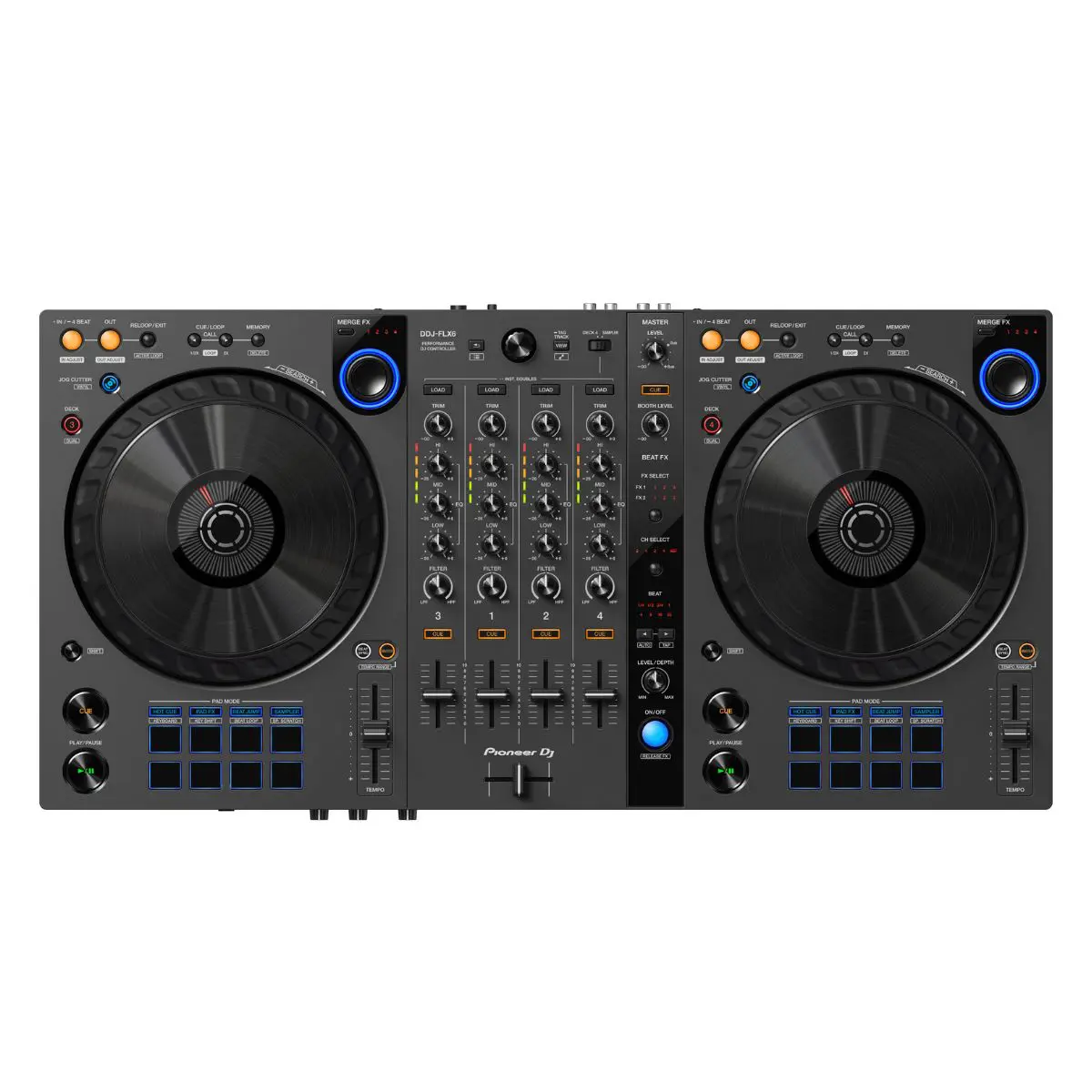 1 Pioneer DJ DDJ-FLX6-GT 4-deck Rekordbox and Serato DJ Controller - Image 1