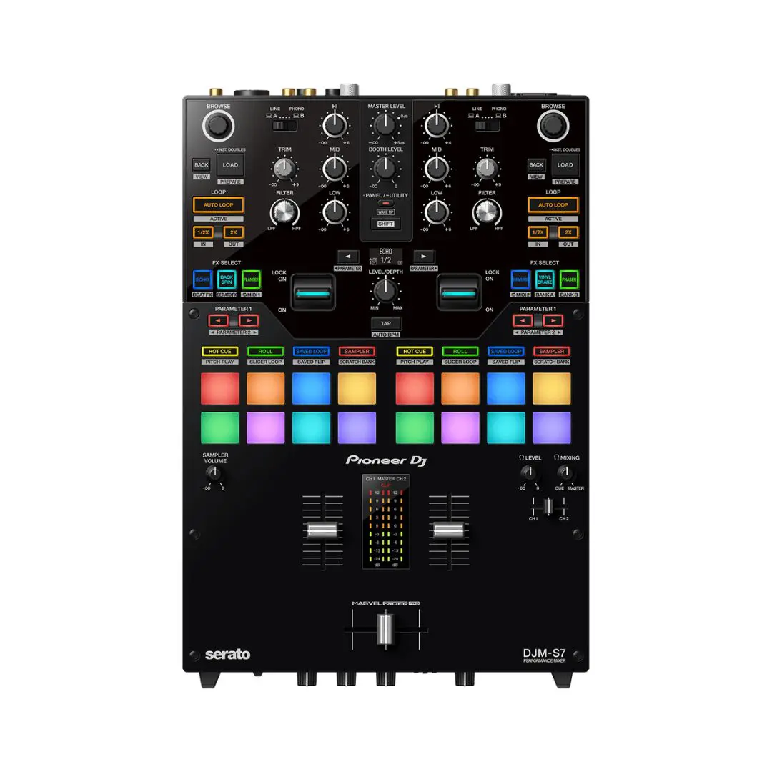 1 Pioneer DJ DJM-S7 2-Channel DJ Battle Mixer - Image 1