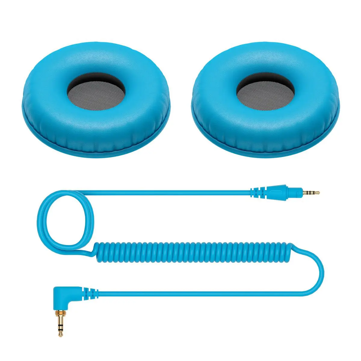 1 Pioneer DJ HC-CP08-L Cable & Ear Pads – Blue - Image 1