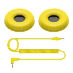 Pioneer DJ HC-CP08-Y Cable & Ear Pads – Yellow