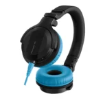 Pioneer DJ HDJ-CUE1 – Black + Blue Color HC Bundle