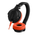 Pioneer DJ HDJ-CUE1 – Black + Orange Color HC Bundle