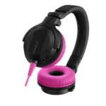 Pioneer DJ HDJ-CUE1 – Black + Purple Color HC Bundle