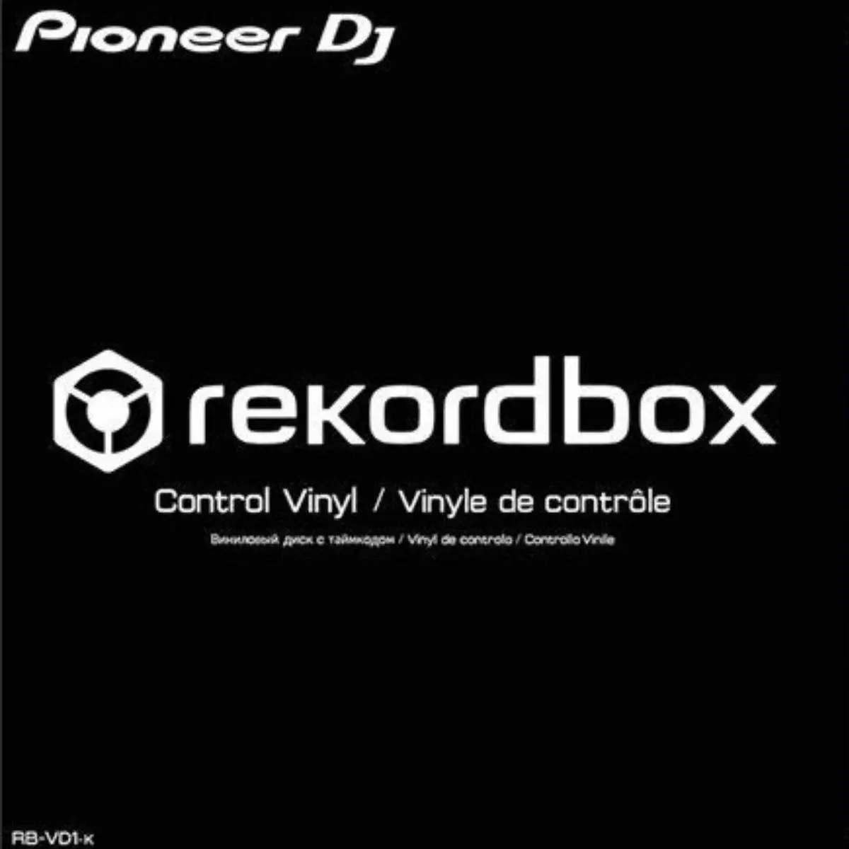 1 Pioneer DJ Rekordbox Control Vinyl Black – RB-VD1-K/WL (Pair) - Image 1