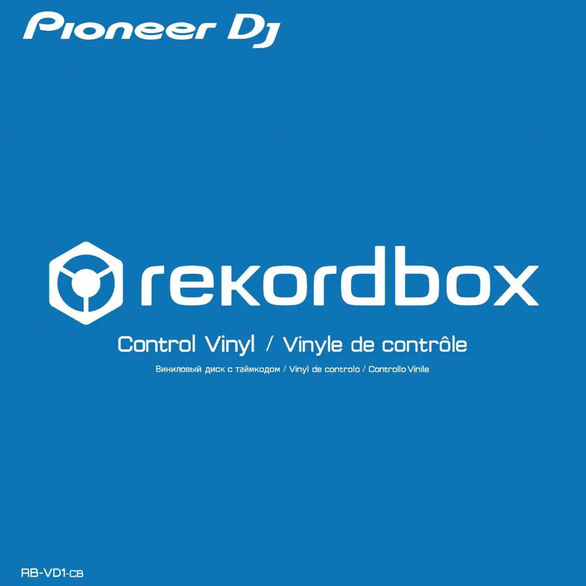 1 Pioneer DJ Rekordbox Control Vinyl Blue – RB-VD1-CB/WL (Pair) - Image 1