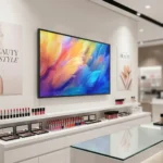 Ultra-Slim 28mm Wall-Mounted Digital Signage Zero-Gap Flush Fit 4K DCI-P3 95% AI Smart Display