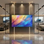 Ultra-Slim 28mm Wall-Mounted Digital Signage Zero-Gap Flush Fit 4K DCI-P3 95% AI Smart Display - Image 2